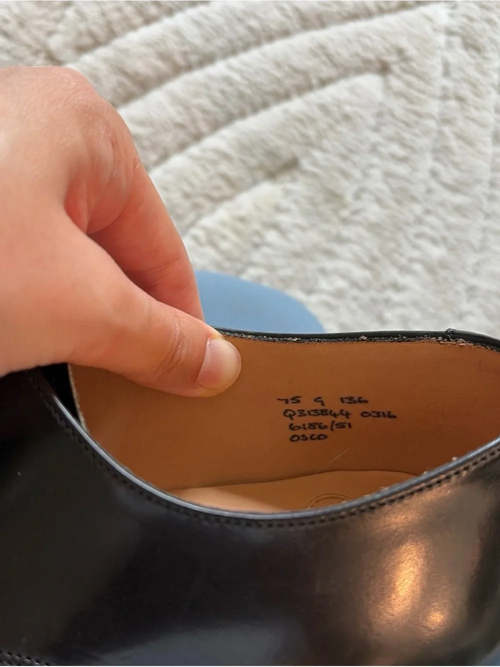 Church's Black Leather Derby Shoes